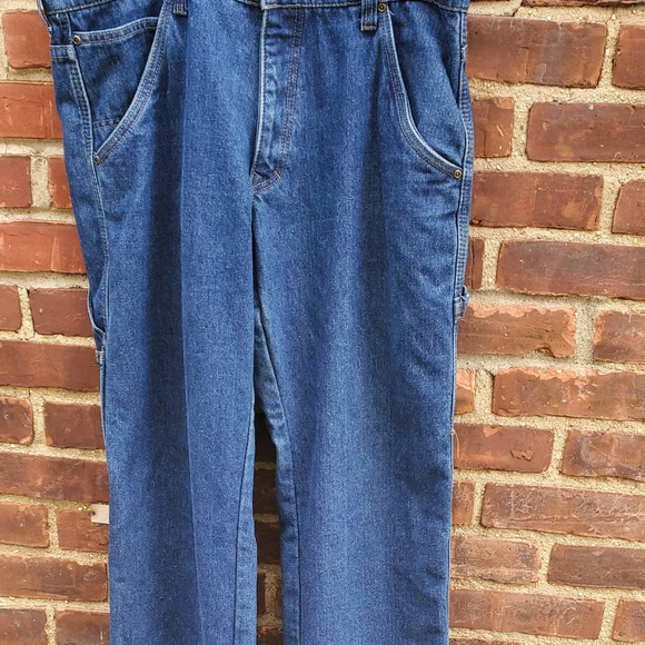Vintage Smith's Flannel‎ lined vintage workweek jeans 36/32 - Picture 10 of 10